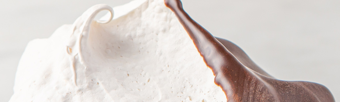 Vanilla Meringues Choc Header