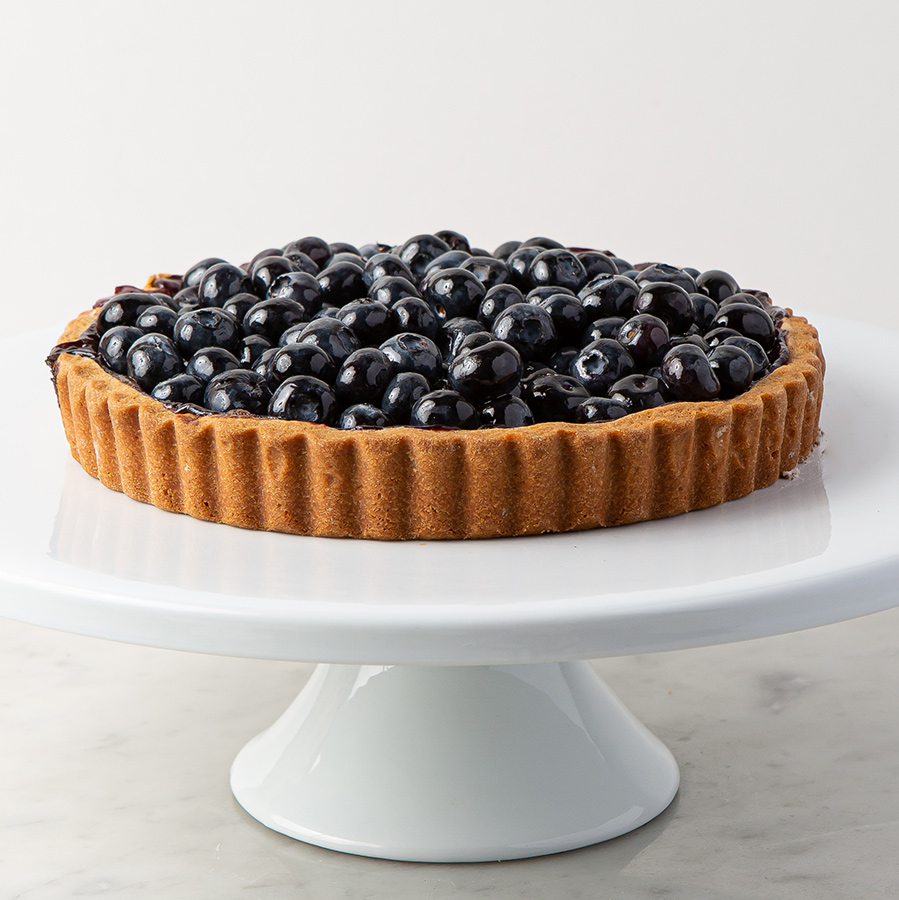 paleo blueberry tart