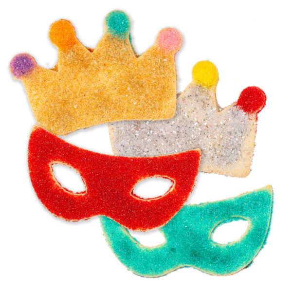 My Most Favorite Food Large Mask Crown Sugar Cookie