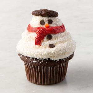 My Most Favorite Snowman Cupcake